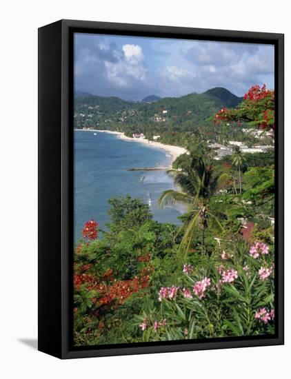 Grand Anse Beach, Grenada, Windward Islands, West Indies, Caribbean, Central America-Robert Harding-Framed Premier Image Canvas