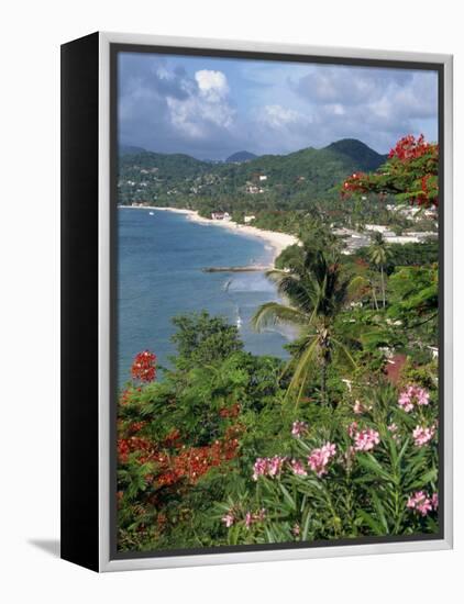 Grand Anse Beach, Grenada, Windward Islands, West Indies, Caribbean, Central America-Robert Harding-Framed Premier Image Canvas