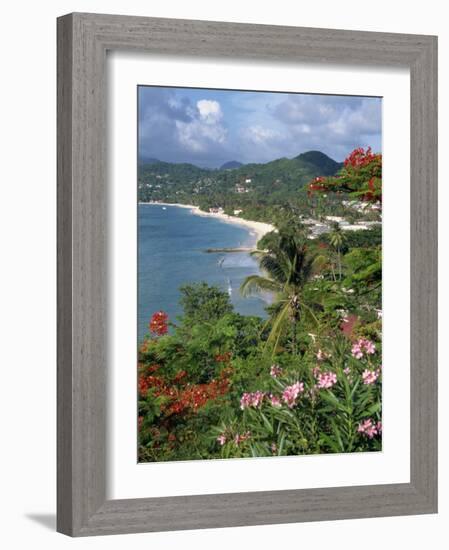 Grand Anse Beach, Grenada, Windward Islands, West Indies, Caribbean, Central America-Robert Harding-Framed Photographic Print