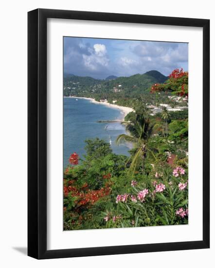 Grand Anse Beach, Grenada, Windward Islands, West Indies, Caribbean, Central America-Robert Harding-Framed Photographic Print