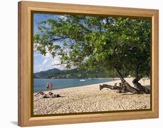 Grand Anse Beach, Grenada, Windward Islands, West Indies, Caribbean, Central America-Harding Robert-Framed Premier Image Canvas