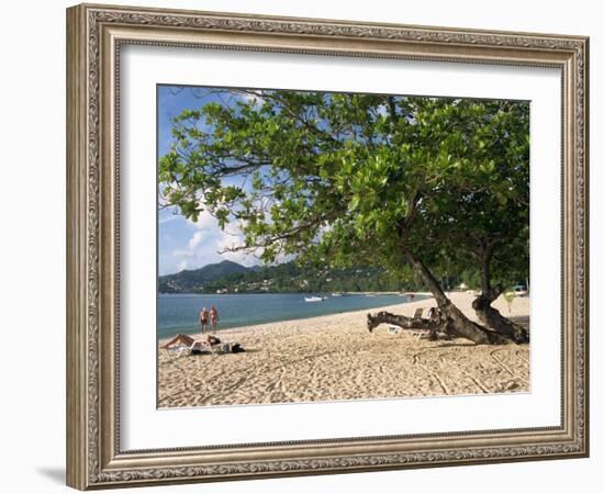 Grand Anse Beach, Grenada, Windward Islands, West Indies, Caribbean, Central America-Harding Robert-Framed Photographic Print