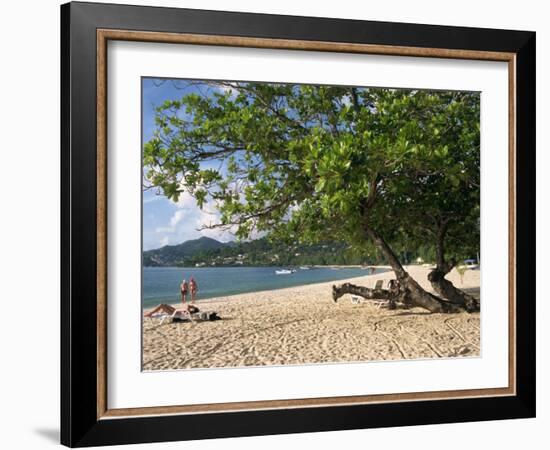 Grand Anse Beach, Grenada, Windward Islands, West Indies, Caribbean, Central America-Harding Robert-Framed Photographic Print