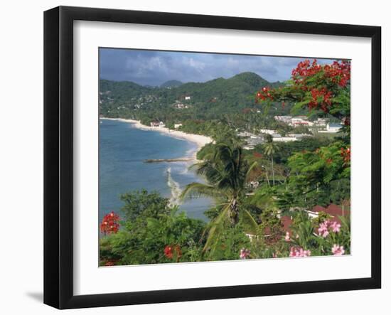 Grand Anse Beach, Grenada, Windward Islands, West Indies, Caribbean, Central America-Harding Robert-Framed Photographic Print