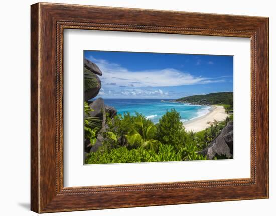 Grand Anse Beach, La Digue, Seychelles-Jon Arnold-Framed Photographic Print