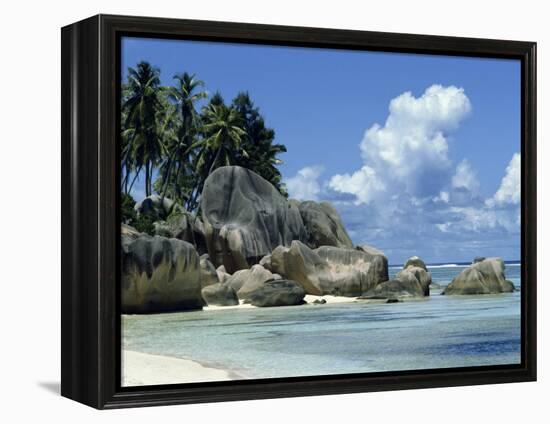 Grand Anse, La Digue, Seychelles, Indian Ocean, Africa-Robert Harding-Framed Premier Image Canvas