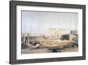 Grand Approach to the Temple of Philae, Nubia, 19th Century-David Roberts-Framed Giclee Print