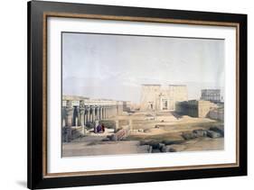 Grand Approach to the Temple of Philae, Nubia, 19th Century-David Roberts-Framed Giclee Print