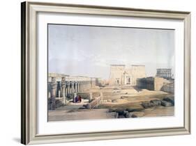Grand Approach to the Temple of Philae, Nubia, 19th Century-David Roberts-Framed Giclee Print