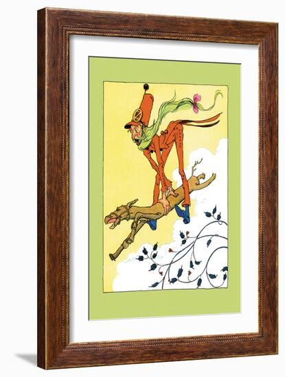 Grand Army and Saw-Horse-John R. Neill-Framed Premium Giclee Print