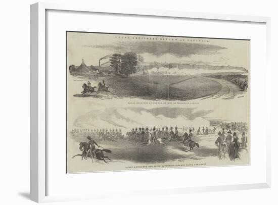 Grand Artillery Review at Woolwich-null-Framed Giclee Print