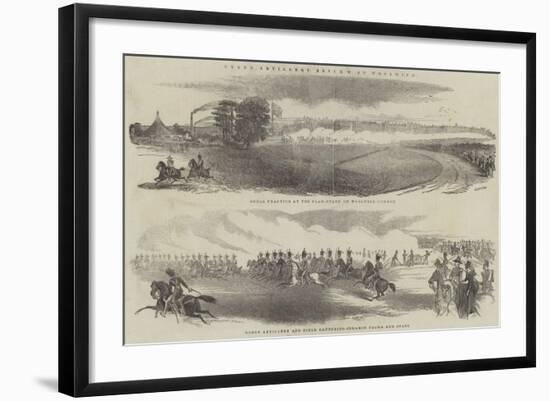 Grand Artillery Review at Woolwich-null-Framed Giclee Print