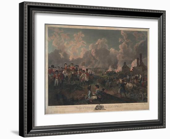 Grand Attack on Valenciennes-Philippe De Loutherbourg-Framed Giclee Print