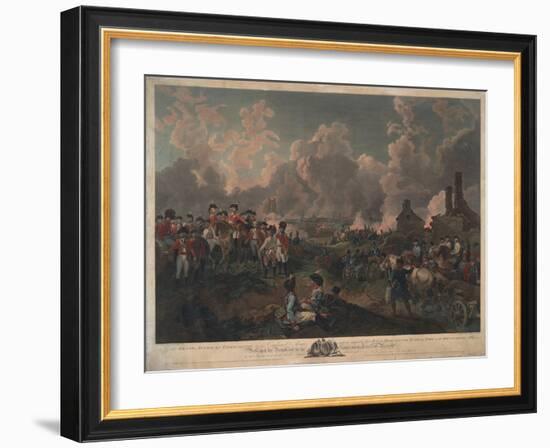 Grand Attack on Valenciennes-Philippe De Loutherbourg-Framed Giclee Print