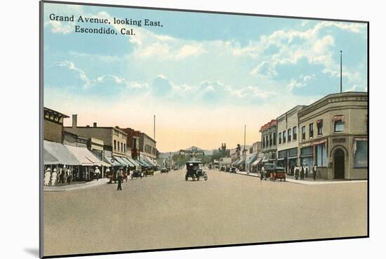 Grand Avenue, Escondido, San Diego Country, California-null-Mounted Art Print