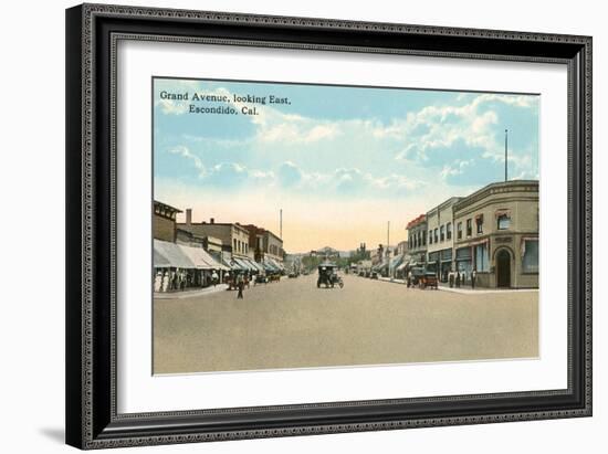 Grand Avenue, Escondido, San Diego Country, California-null-Framed Art Print