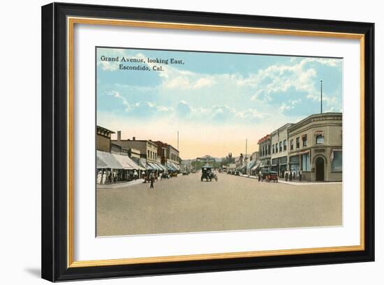 Grand Avenue, Escondido, San Diego Country, California-null-Framed Art Print