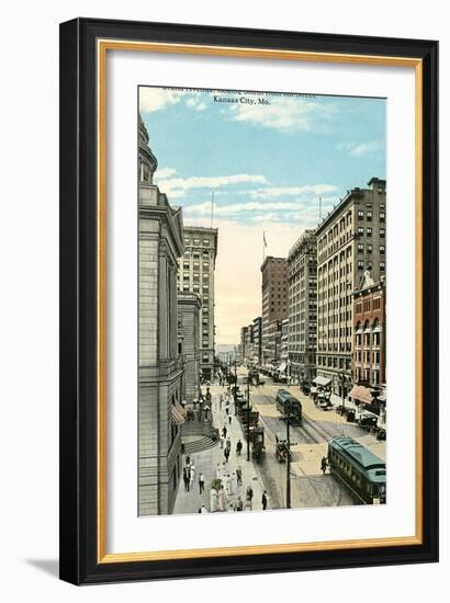 Grand Avenue, Kansas City-null-Framed Art Print
