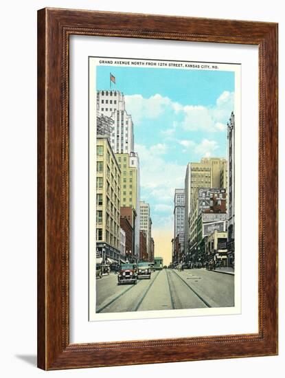 Grand Avenue, Kansas City-null-Framed Art Print