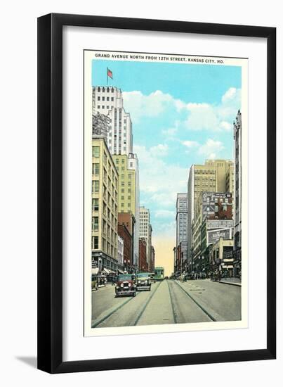 Grand Avenue, Kansas City-null-Framed Art Print