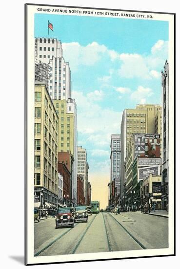 Grand Avenue, Kansas City-null-Mounted Art Print