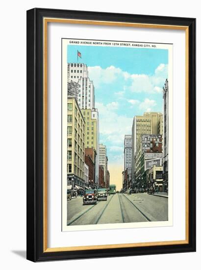 Grand Avenue, Kansas City-null-Framed Art Print