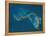 Grand Bahama and Abaco Islands, Bahamas, Satellite Image-null-Framed Premier Image Canvas