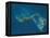 Grand Bahama and Abaco Islands, Bahamas, Satellite Image-null-Framed Premier Image Canvas