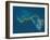 Grand Bahama and Abaco Islands, Bahamas, Satellite Image-null-Framed Photographic Print