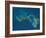 Grand Bahama and Abaco Islands, Bahamas, Satellite Image-null-Framed Photographic Print