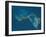 Grand Bahama and Abaco Islands, Bahamas, Satellite Image-null-Framed Photographic Print