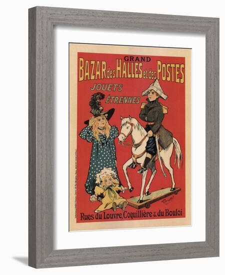 Grand Bazar Des Halles Et Des Postes, 1899-Fernand Fernel-Framed Giclee Print