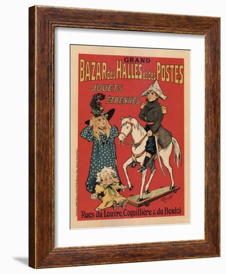 Grand Bazar Des Halles Et Des Postes, 1899-Fernand Fernel-Framed Giclee Print