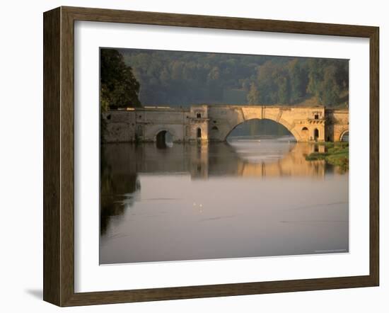 Grand Bridge, Blenheim Palace, Woodstock, Oxfordshire, England-Walter Bibikow-Framed Photographic Print