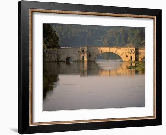 Grand Bridge, Blenheim Palace, Woodstock, Oxfordshire, England-Walter Bibikow-Framed Photographic Print