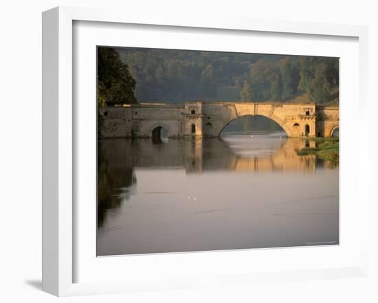 Grand Bridge, Blenheim Palace, Woodstock, Oxfordshire, England-Walter Bibikow-Framed Photographic Print