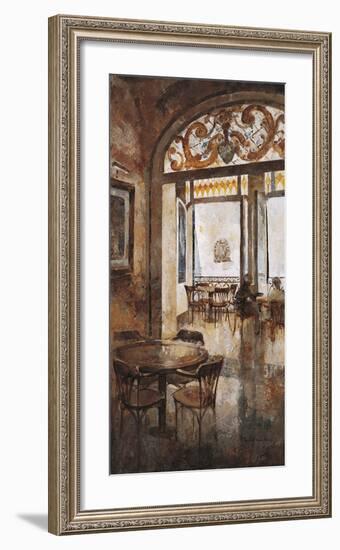 Grand Cafe Cappuccino I-Noemi Martin-Framed Giclee Print