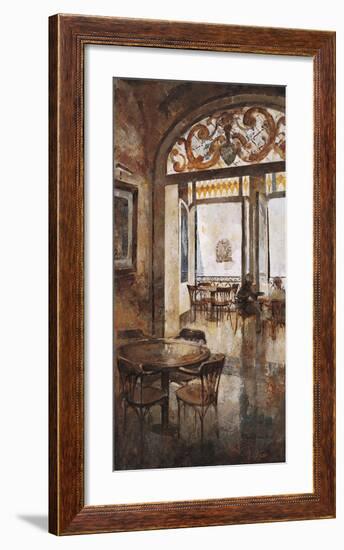 Grand Cafe Cappuccino I-Noemi Martin-Framed Giclee Print