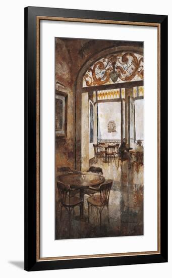 Grand Cafe Cappuccino I-Noemi Martin-Framed Giclee Print