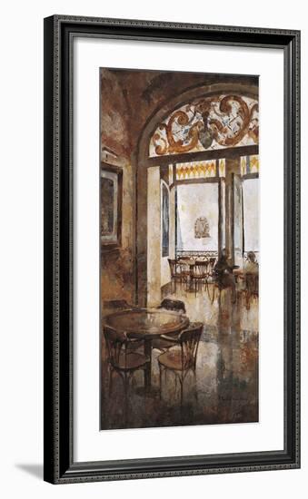 Grand Cafe Cappuccino I-Noemi Martin-Framed Giclee Print