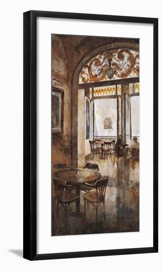 Grand Cafe Cappuccino I-Noemi Martin-Framed Giclee Print