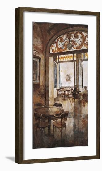 Grand Cafe Cappuccino I-Noemi Martin-Framed Giclee Print