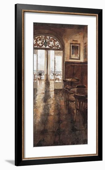 Grand Cafe Cappuccino II-Noemi Martin-Framed Giclee Print