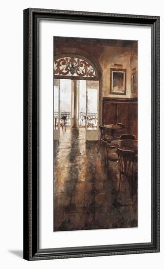 Grand Cafe Cappuccino II-Noemi Martin-Framed Giclee Print