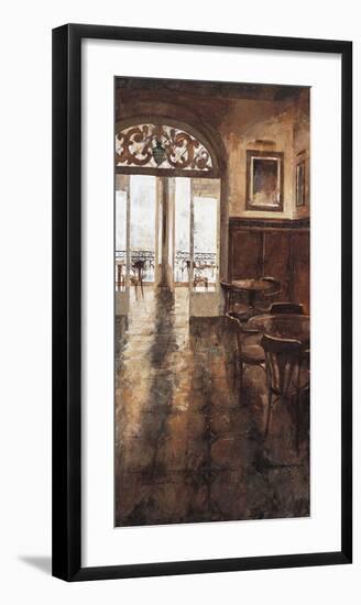 Grand Cafe Cappuccino II-Noemi Martin-Framed Giclee Print