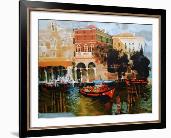 Grand canal à Venise-Michel Rodde-Framed Limited Edition
