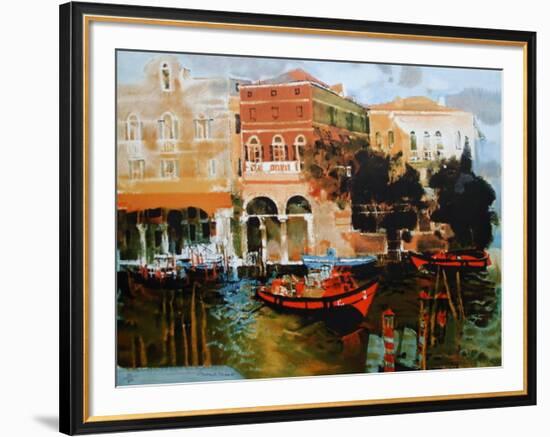 Grand canal à Venise-Michel Rodde-Framed Limited Edition