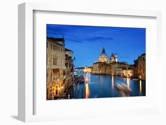 Grand Canal and Basilica Santa Maria Della Salute, Venice, Italy-Iakov Kalinin-Framed Photographic Print