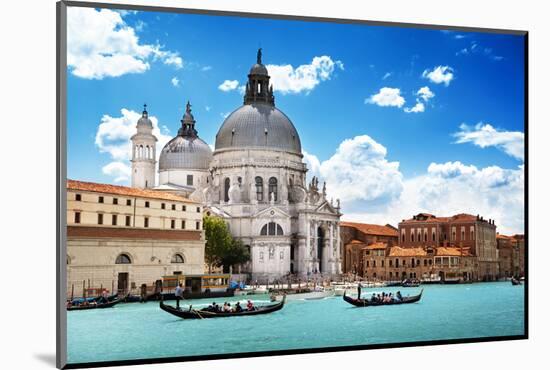 Grand Canal and Basilica Santa Maria Della Salute, Venice, Italy-Iakov Kalinin-Mounted Photographic Print