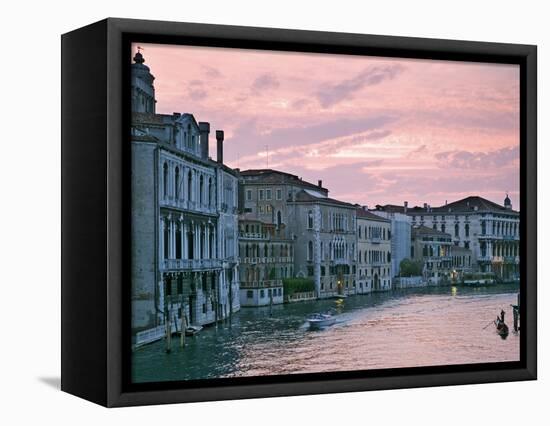 Grand Canal at Dusk from Academia Bridge, Venice, Italy-Dennis Flaherty-Framed Premier Image Canvas